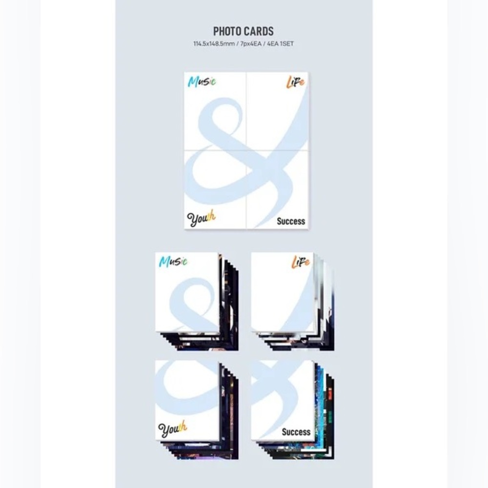 2021 THE FACT X BTS PHOTOCARDS X4 SETS - BRAND NEW (PLS READ!!)